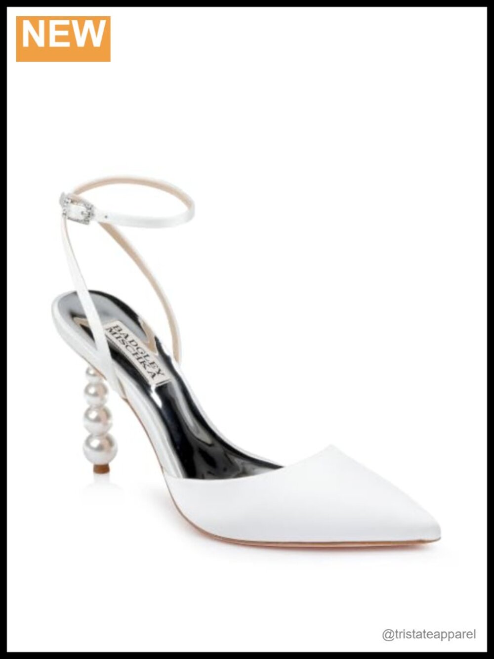 Badgley Mischka Indie Pearl Stiletto Pointed Toe Pump